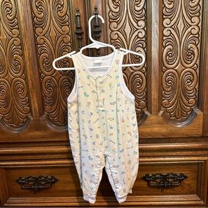 Vintage agabang sleeveless tank romper